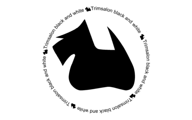 Trimsalon Black and White