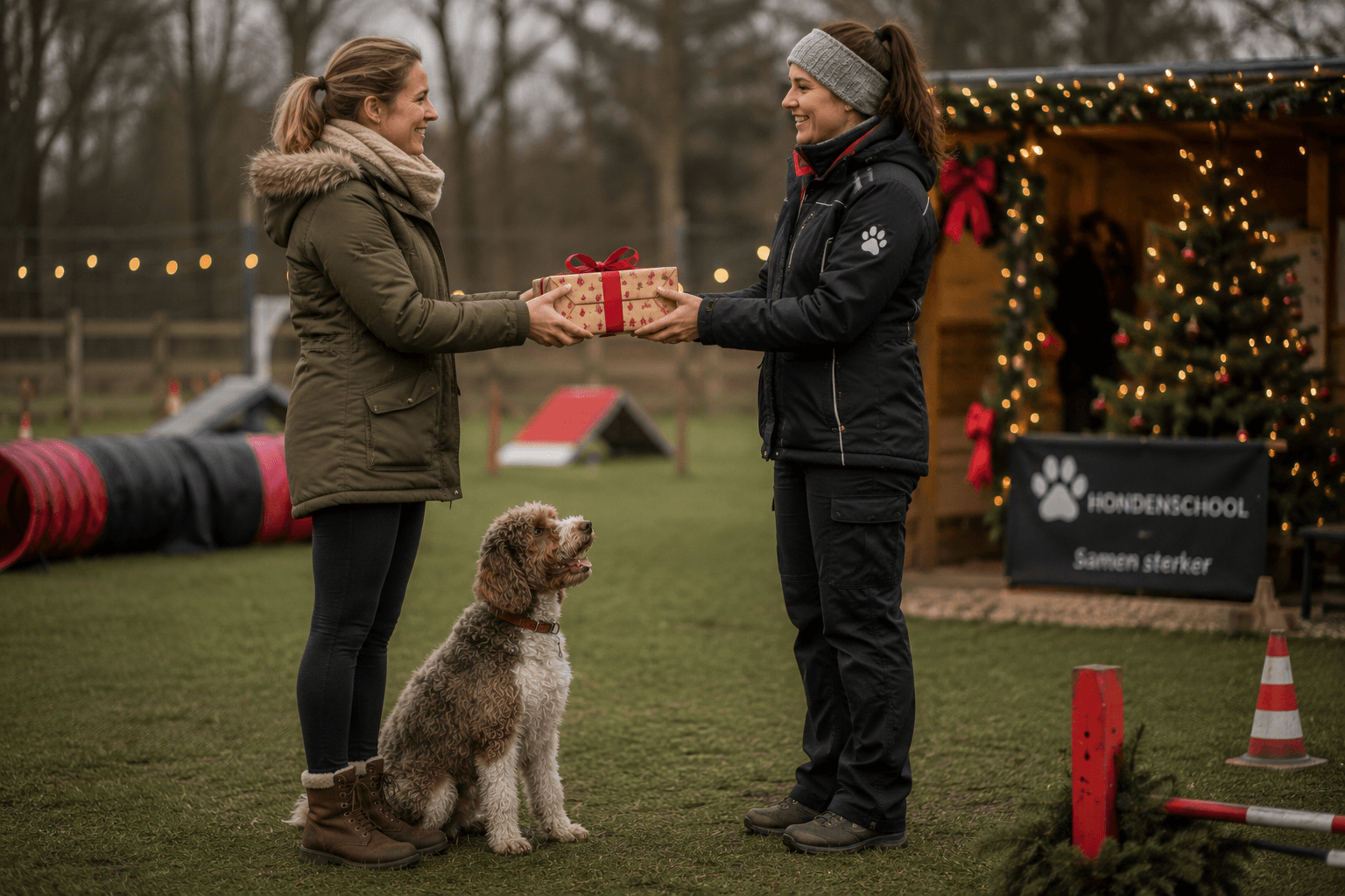 Kerstcadeau honden