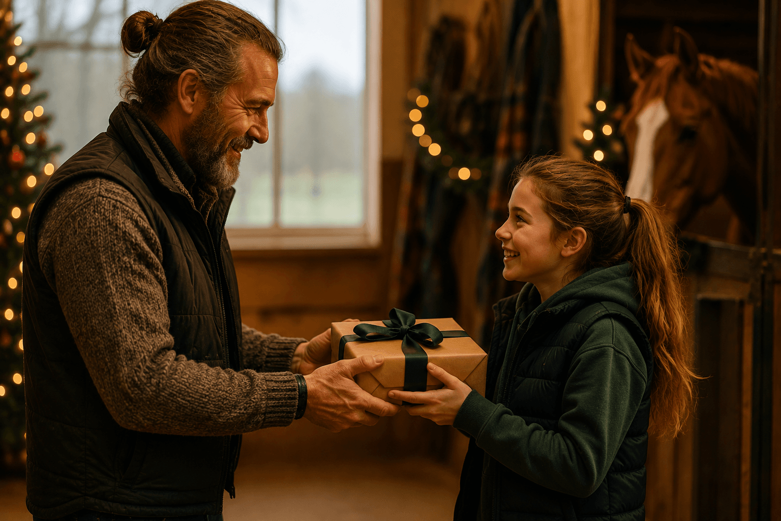 Kerstcadeau paardengek